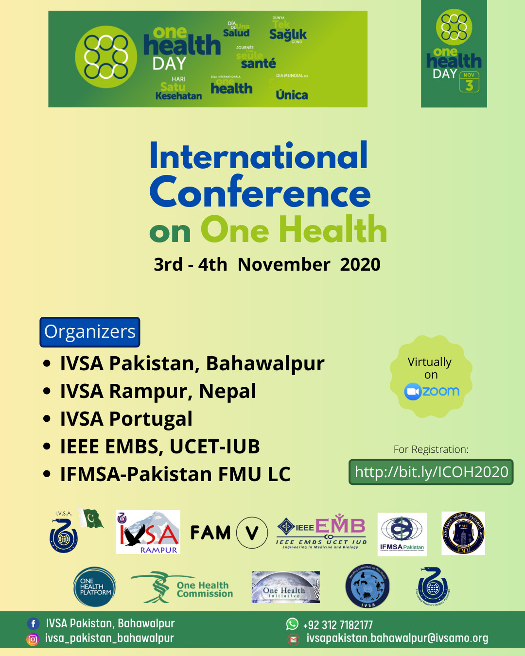International Conference on One Health (ICOH) 2020