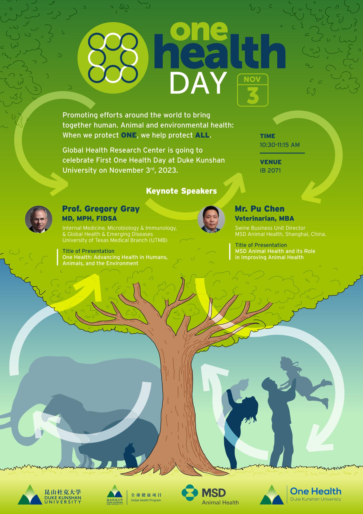 First "One Health Day" celebration at Duke Kunshan University China