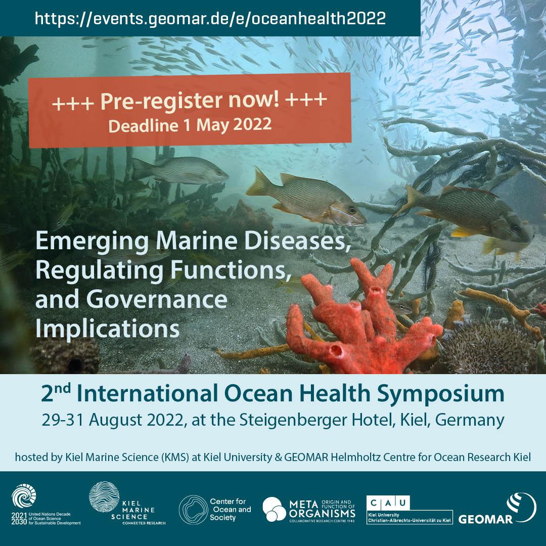  One Health, One Ocean Health Symposium: Emerging Marine Diseases, Regulating Functions and Governance Implications