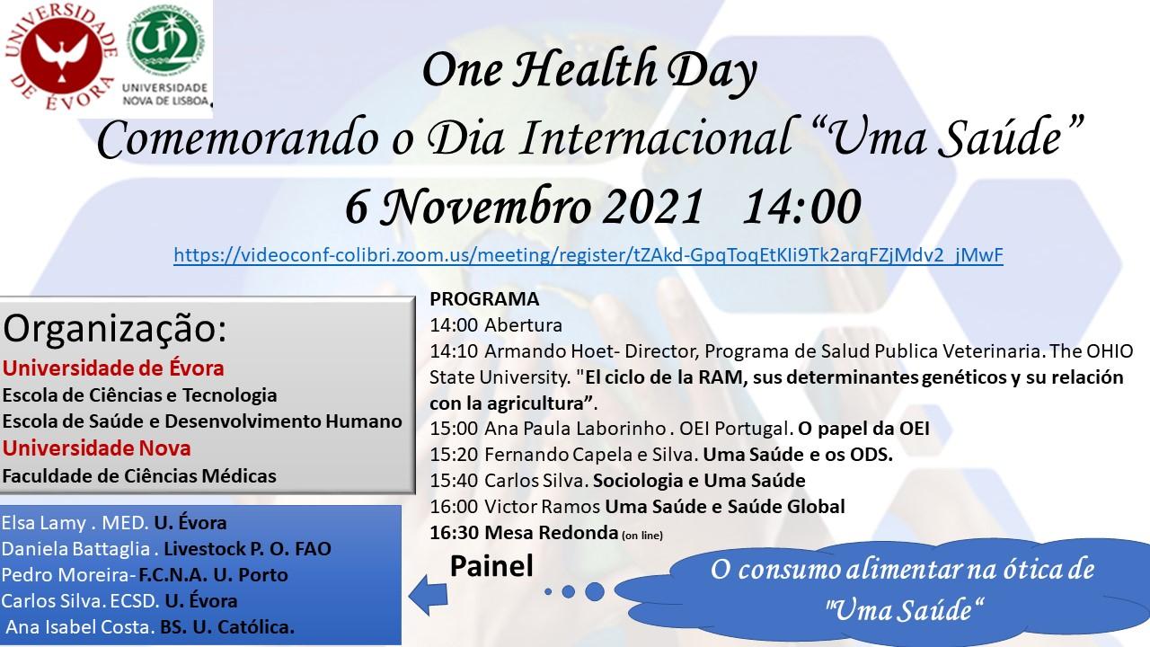 Comemorando o Dia Internacional “Uma Saúde”