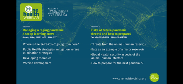 Webinar: managing a raging pandemic: a steep learning curve