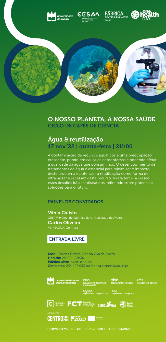 One Health Science Café: "Our Planet, Our Health" - Water and Reuse