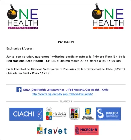 Primera Reunión de la Red Nacional One Health - Chile