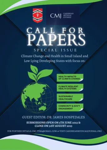 Special Issue in The Caribbean Medical Journal: Climate Change and Health in Small Island and Low Lying Developing States