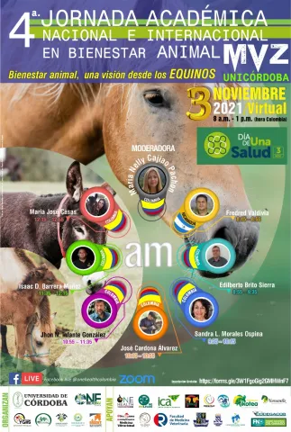 4ta JORNADA ACADÉMICA NACIONAL E INTERNACIONAL EN BIENESTAR ANIMAL MVZ UNICÓRDOBA