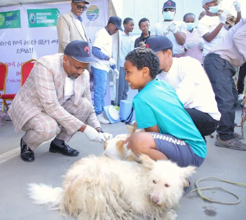 Joint Global One Health and World Rabies Day Commemoration in Ethiopia