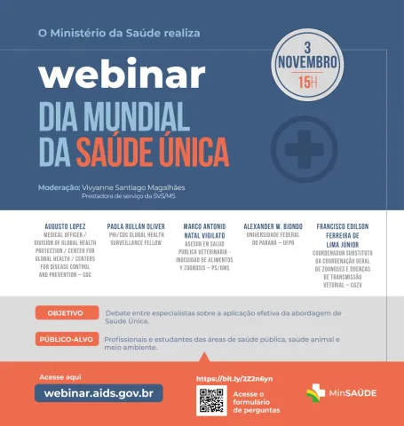 Webinar- Dia Mundial da Saúde Única (World One Health Day )
