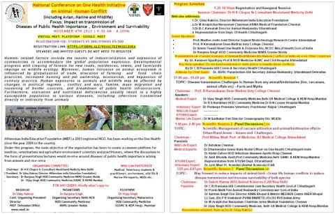 One health initiative on Animal Human Conflict and its impact on transmission of diseases of public health importance, environme